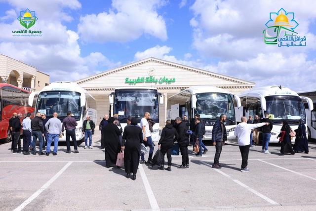 جمعية الأقصى: تسيير 492 حافلة للمسجد الأقصى خلال النصف الأول من شهر رمضان المبارك