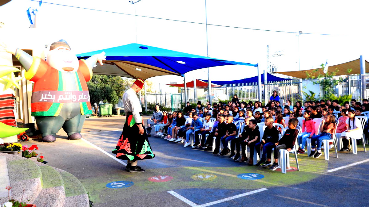 بمناسبة شهر رمضان المبارك- حفل رمضاني في مدرسة عرب الحلف الابتدائية الرسمية