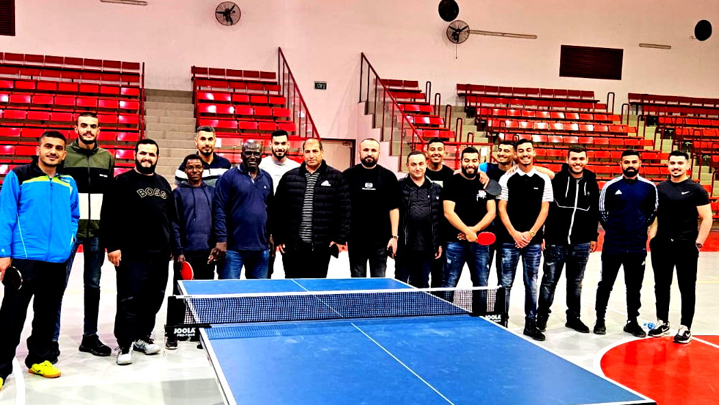 لأول مرة في رهط-اختتام بطولة تنس الطاولة الأول في رمضان والإعلان عن افتتاح نادي تنس الطاولة في قاعة محمد علي كلاي