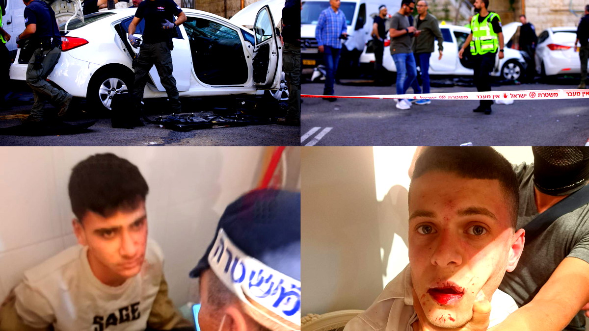 اعتقال المشتبهين بتنفيذ عميلة الدهس في مدينة القدس وإصابة شخصين... ضبط سلاح في المكان وإغلاق طرقات عدّة