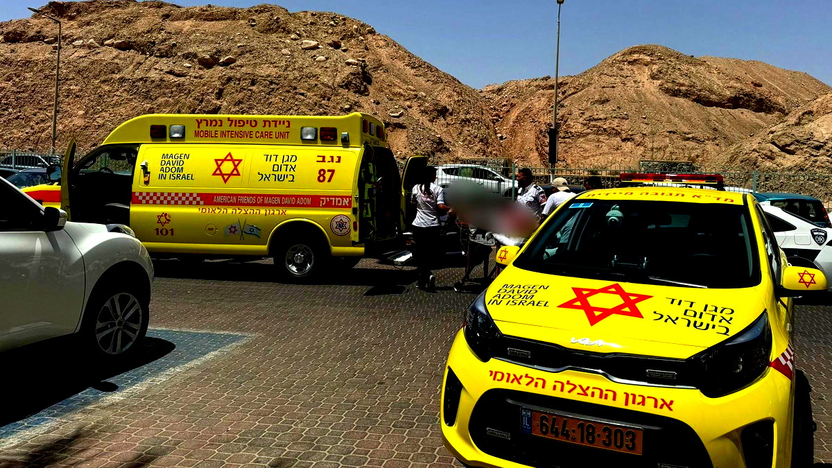 النّقب: عمليات انعاش لامرأة (75 عامًا) إثر تعرّضها للغرق في إيلات