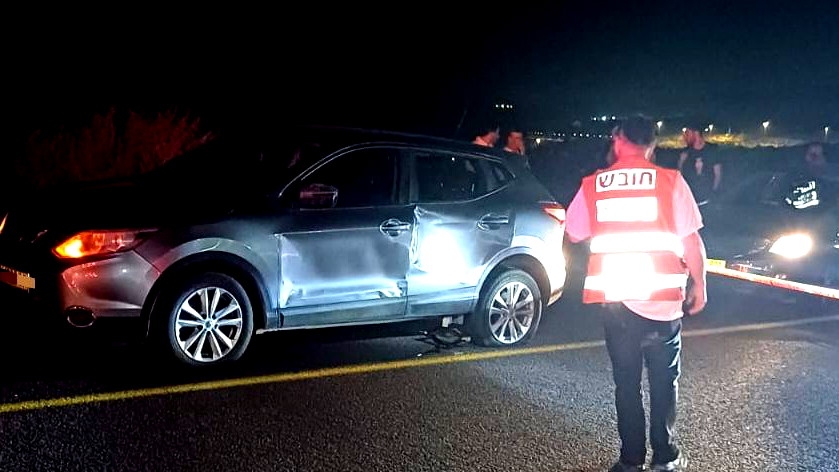 مصرع رجل اثر تعرضه للدهس على شارع 85 قرب مفرق وادي عامود بالشمال 