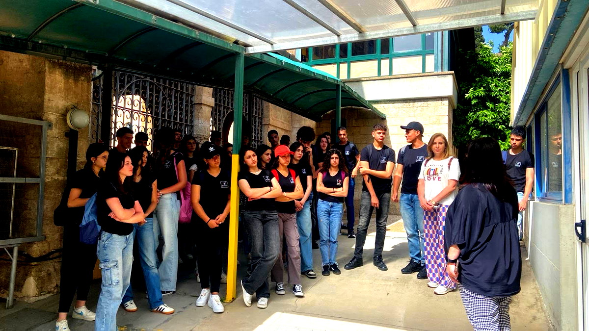 طلّاب الكلّيّة الأرثوذكسيّة في حيفا في زيارة لمؤسّسات ومستشفيات مدينة النّاصرة