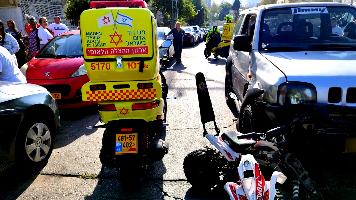 النقب: اصابة 8 اشخاص بجراح طفيفة اثر حادث طرق وقع بين 3 مركبات