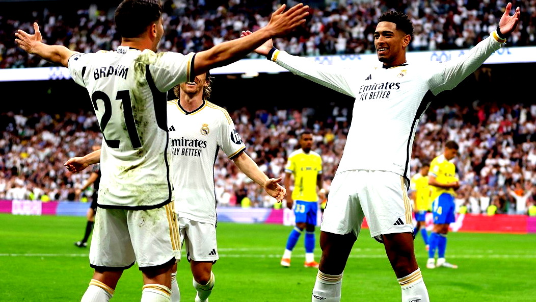 ريال مدريد يحقق فوزاً كبيراً على قاديش