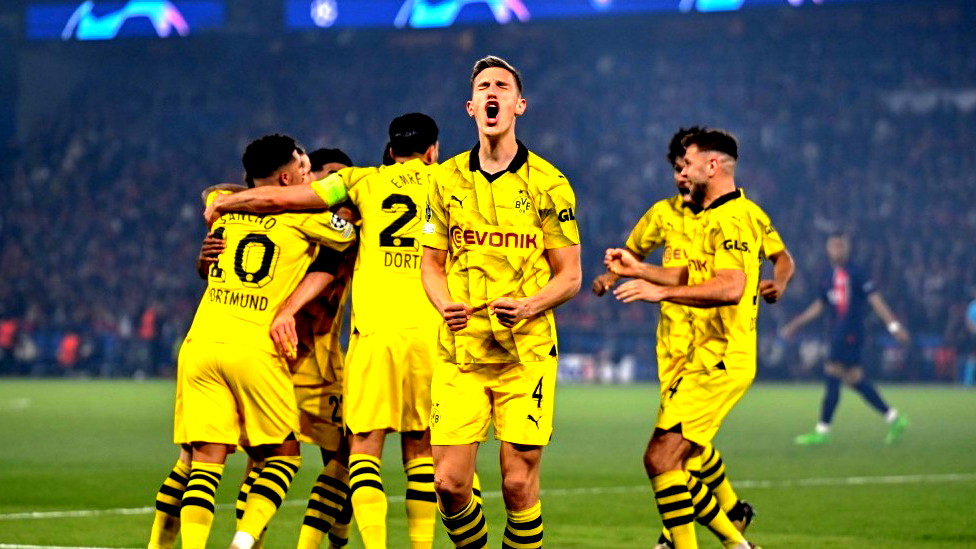 مفاجأة كبيرة: بوروسيا دورتموند يفوز على باريس سان جيرمان ويتأهل الى نهائي دوري أبطال أوروبا
