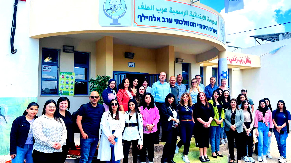 بسمة طبعون: مؤتمر المتطوعين في مدرسة عرب الحلف