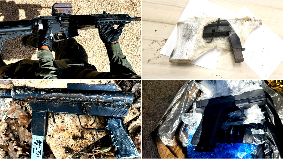 الشرطة: ضبطنا 3 بندقيات واسلحة وقنبلة يدوية وكمية كبيرة من الذخيرة خلال الاسبوع الماضي