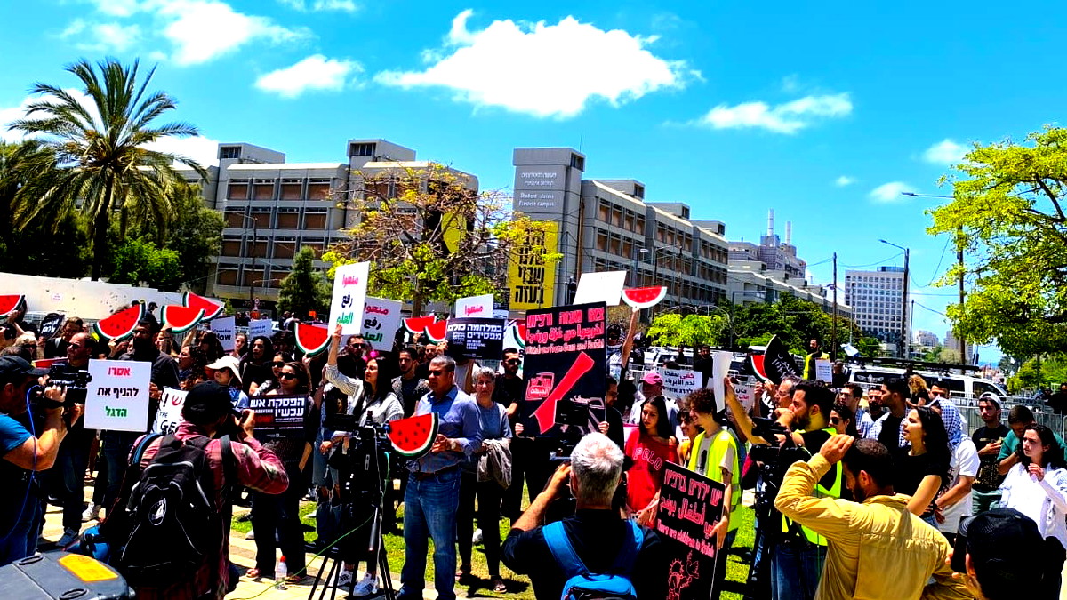 الجبهة الطلابية في جامعة تل أبيب تقيم مراسيم إحياء ذكرى بدء النكبة المستمرّة للمرة الثالثة عشر على التوالي