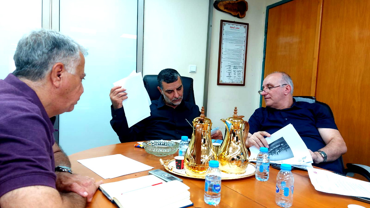 ضمن جلسة عمل مثمرة- رئيس بلدية طمرة يستقبل الناطق الرسمي لسلطة الإطفاء والإنقاذ كايد ظاهر