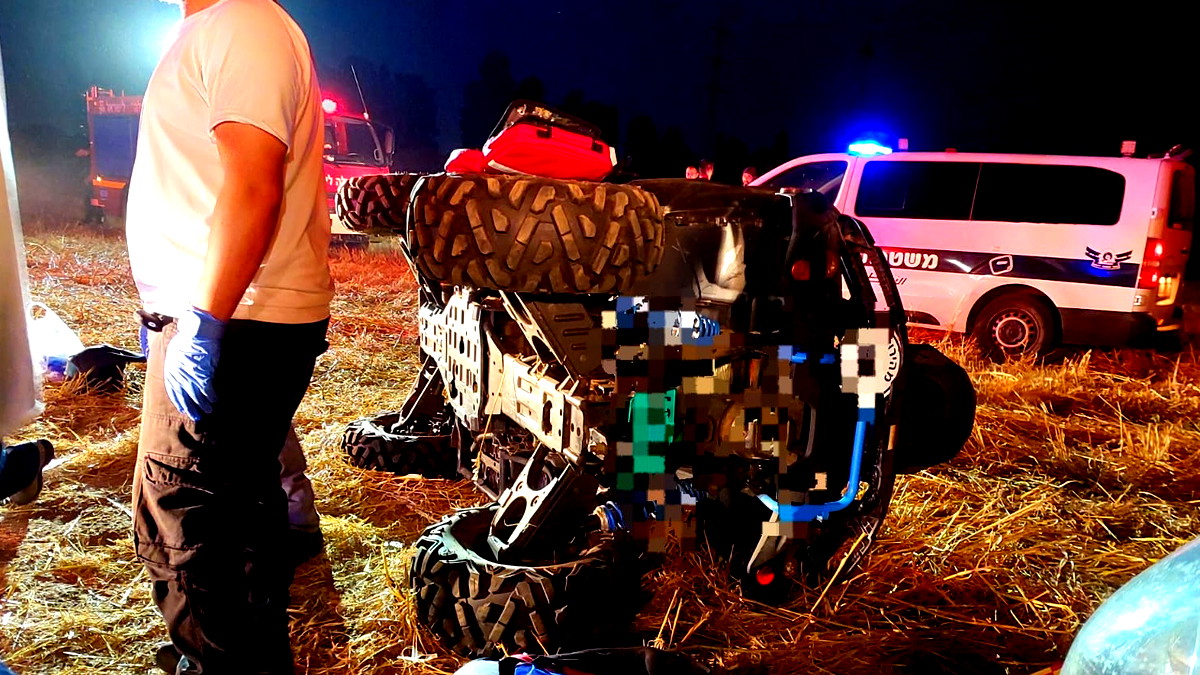 مصرع شاب اثر انقلاب تركترون بالقرب من الخضيرة