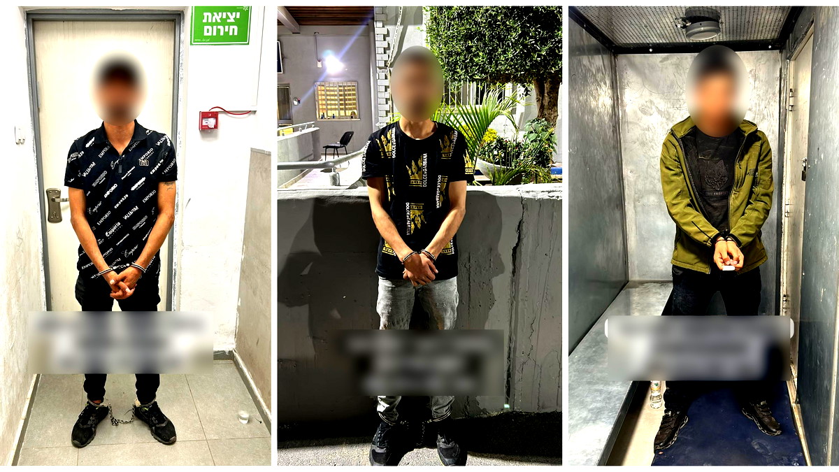 اعتقال 3 اشخاص من رهط بشبهة حيازة اسلحة وذخيرة بشكل غير قانوني