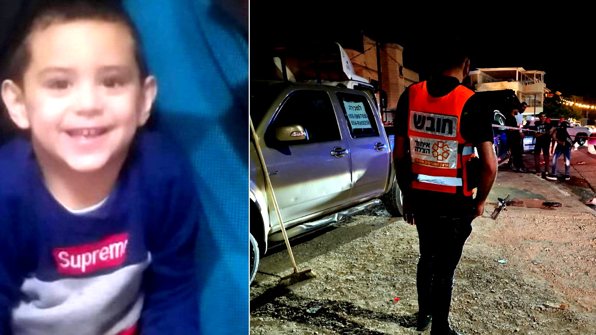 كفرقاسم: مصرع الطفل ادم زاهر عادل بعد تعرضه للدهس