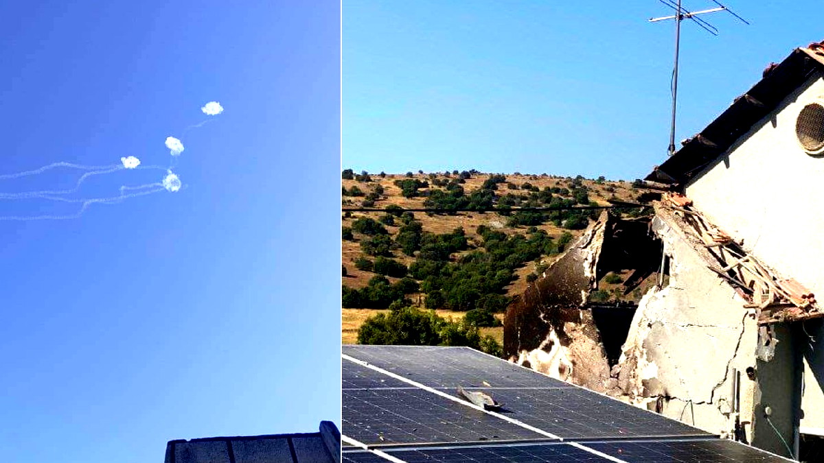  إطلاق أكثر من 50 صاروخا من جنوب لبنان باتجاه شمال إسرائيل (فيديو)