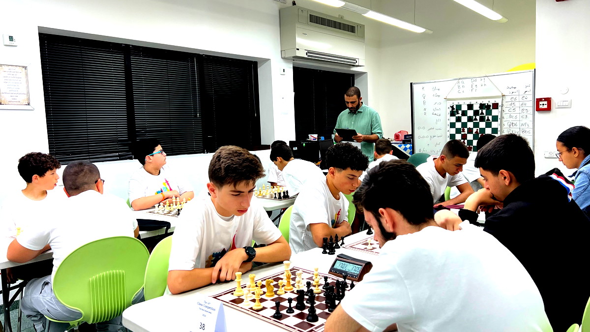 انهاء السنة الرابعة عشر على التوالي لأكاديمية الشطرنج التابعة للمكتبة والمركز الثقافي كلور بيت الكرمة