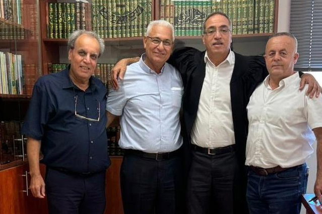 رئيس بلدية سخنين مازن غنايم يلتقي فضيلة القاضي هاشم سواعد