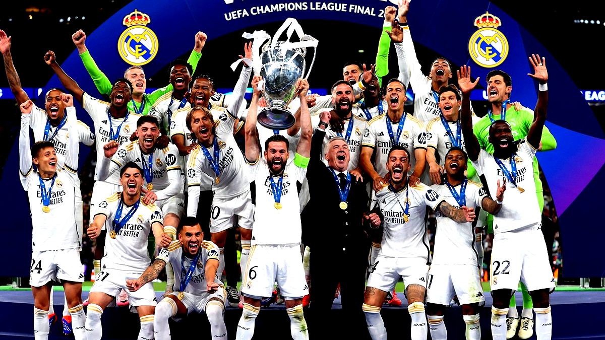 ريال مدريد بطلًا لدوري أبطال أوروبا للمرة الـ15 في تاريخه بفوزه على دورتموند