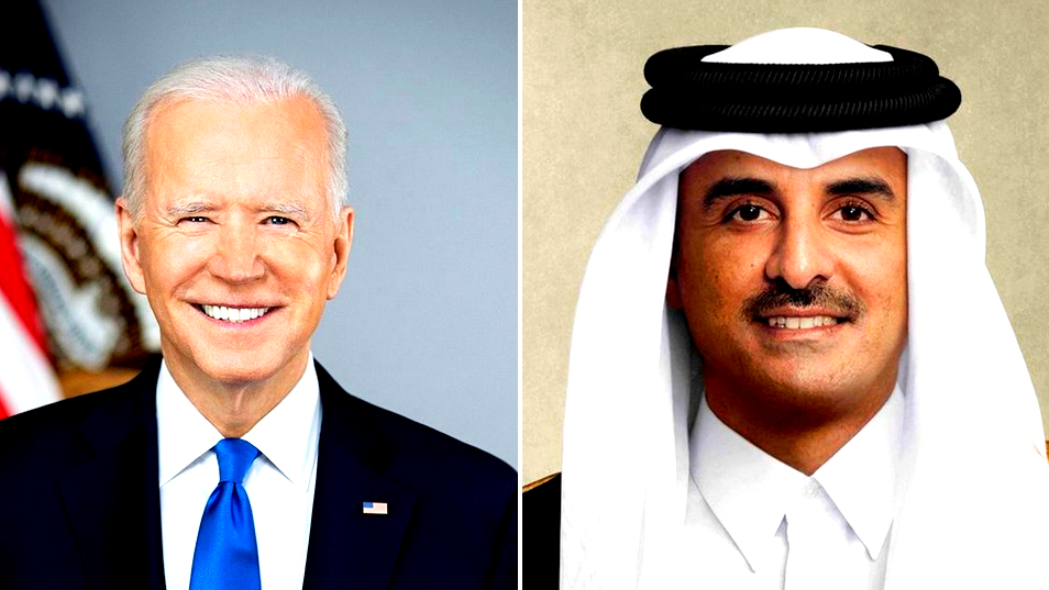 بايدن يحث أمير قطر على استخدام كل الوسائل لضمان قبول حماس اقتراح وقف إطلاق النار مع اسرائيل