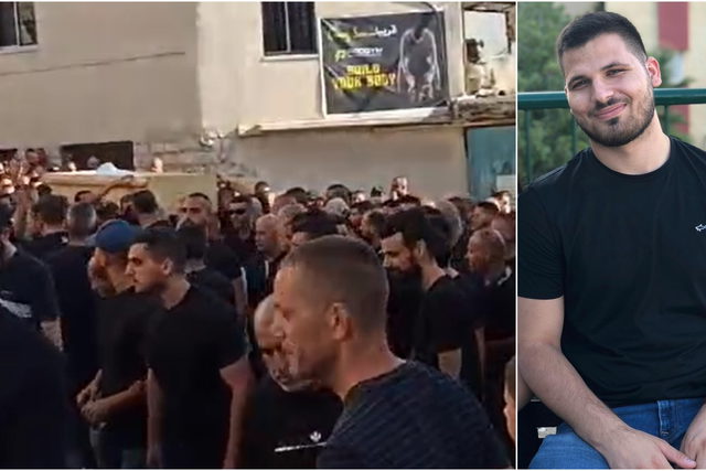 وسط حشود غفيرة- طمرة: تشييع جثمان ضحية جريمة القتل الشاب احمد ذياب