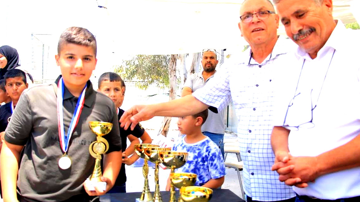 اختتام فعاليات بطولة الشطرنج الثانية في مدينة رهط