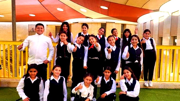 حفل انهاء العام الدراسي في معهد الموسيقى البلدي في المركز الجماهيري رهط