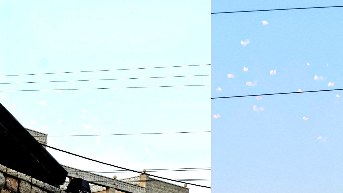 اعتراض عشرات الصواريخ في منطقة صفد والجليل الاعلى