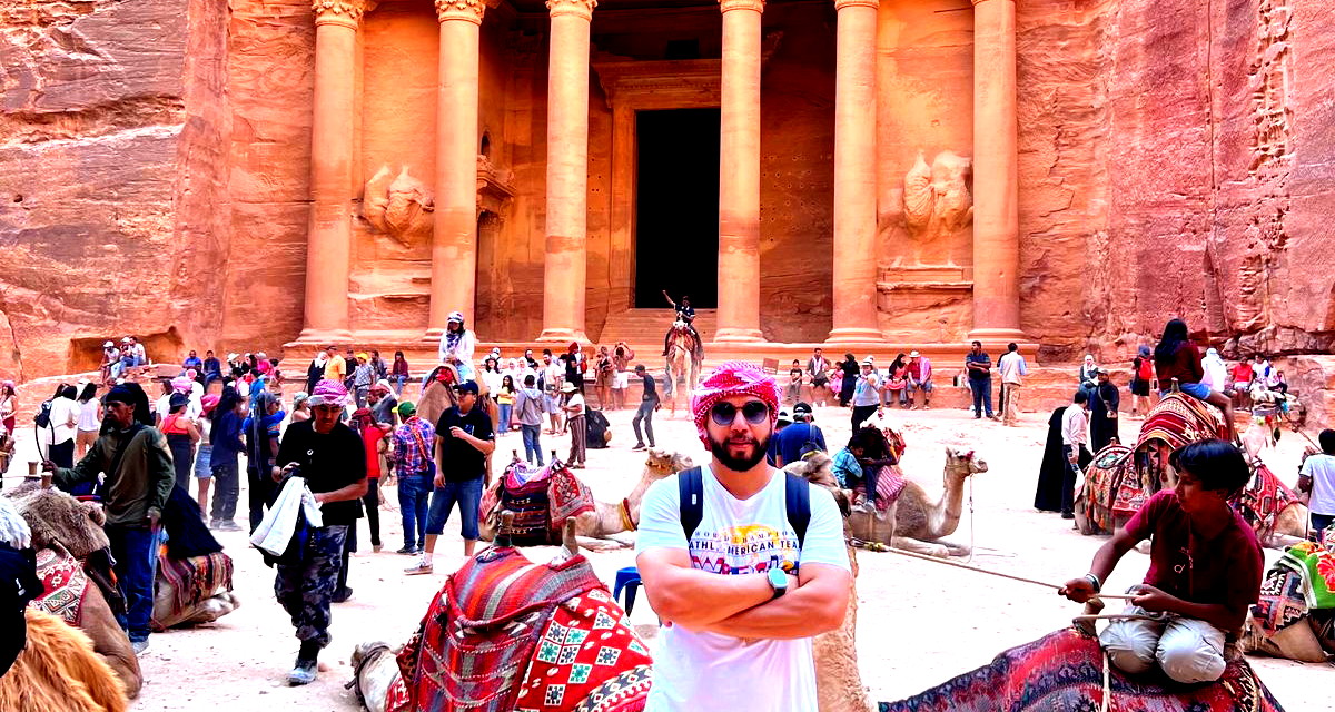 الرحّالة الإماراتي عدنان النخلاني في ربوع الأردن 