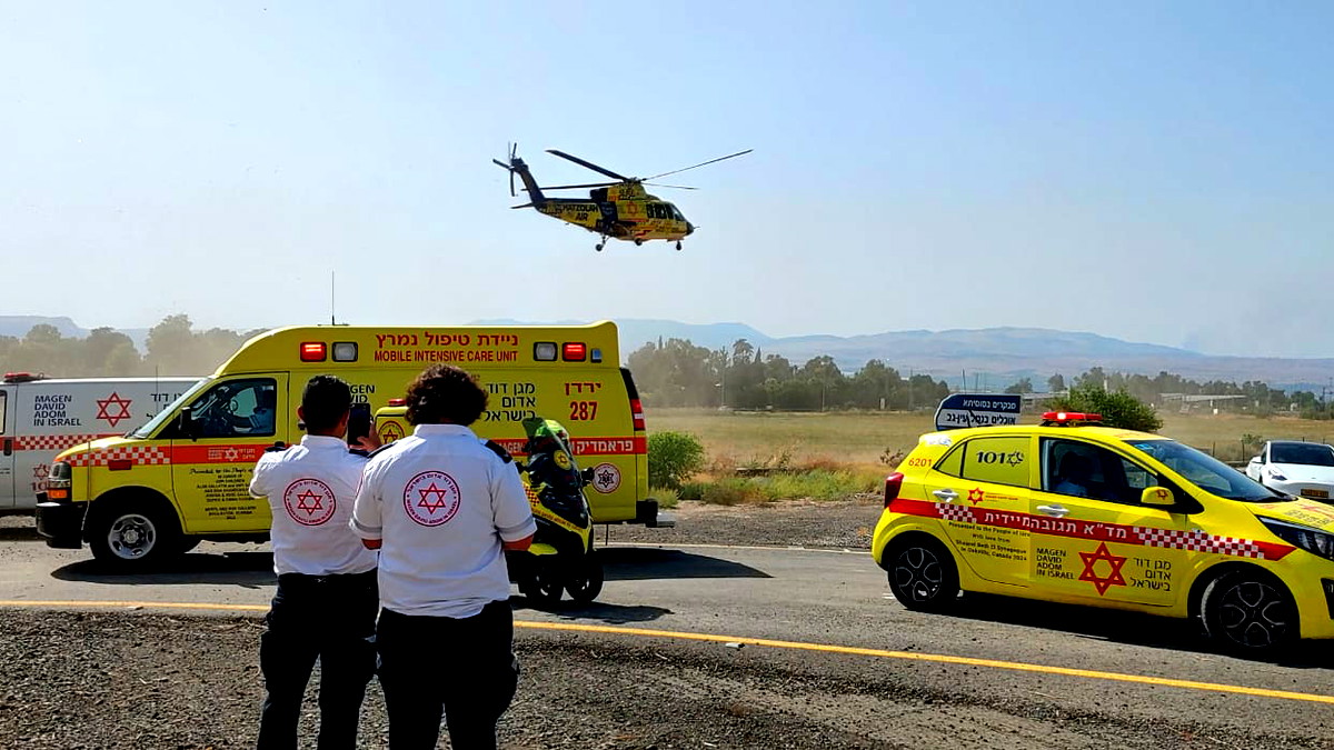 حرب الشوارع- إصابة خطيرة لشاب (20 عامًا) من جرّاء انزلاق دراجة نارية على شارع 92 بالقرب من طبريا