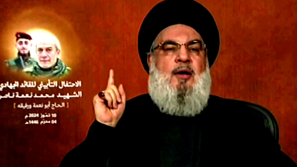 نصر الله يعلق على إعلان إسرائيل استهدافها محمد الضيف وقادة من حماس