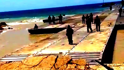  بعد حوالي 20 يومًا - الجيش الامريكي يعلن عن انهاء مهمة الرصيف البحري قبالة ساحل غزة