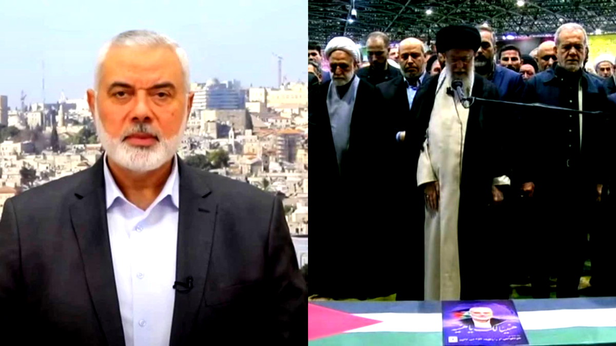 فيديو| حشود ضخمة تشارك في تشييع رئيس حركة حماس إسماعيل هنية ومرافقه في طهران