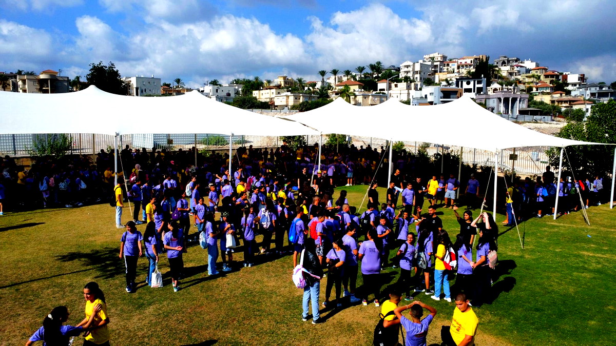 مدينة كفرقرع تفتتح المخيم الأكبر في البلاد على ارض الحوارنة 