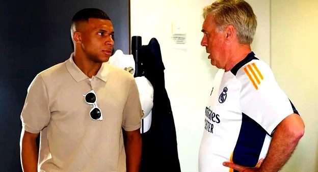 ماذا قال مبابي بعد تدريبه الأول مع ريال مدريد؟