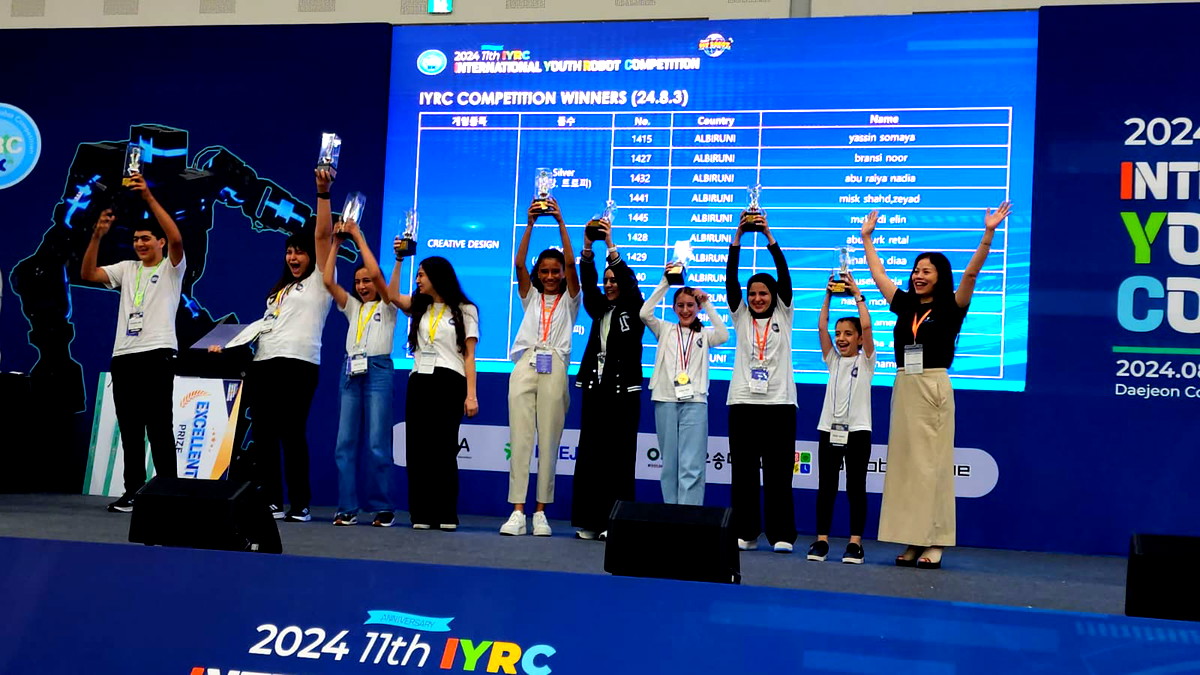 مسابقة الروبوتيكا العالميّة في كوريا الجنوبيّة- انجاز مشرّف لمدرسة القاسمي الأهليّة الإعداديّة وجمعيّة البيروني