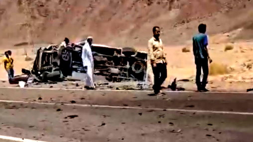حادث مروع على طريق شرم الشيخ.. إصابة عائلة من أم الفحم