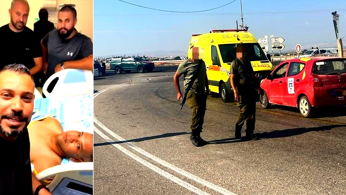 محمد جرامنة من المقيبلة شقيق المصاب بعملية اطلاق النار في منطقة الاغوار: انس بحالة جيدة ويتماثل للشفاء بمستشفى رمبام 