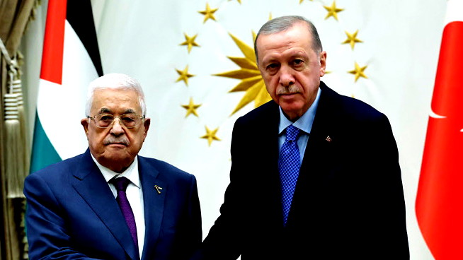 أردوغان لعباس: سنواصل دعم القضية الفلسطينية وبذل الجهود لوقف الحرب الإسرائيلية