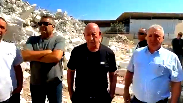 مجلس محلي دير الأسد في بيان شجب واستنكار عقب هدم منزل شريف ذبّاح... من حقّ المواطن العيش بكرامة 