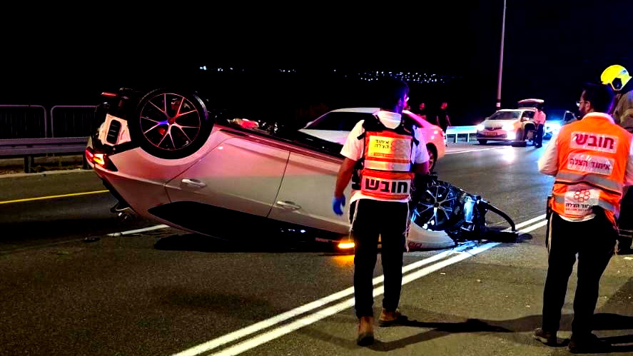 إصابات في حادث طرق بين عدة سيارات قرب مفرق جولاني