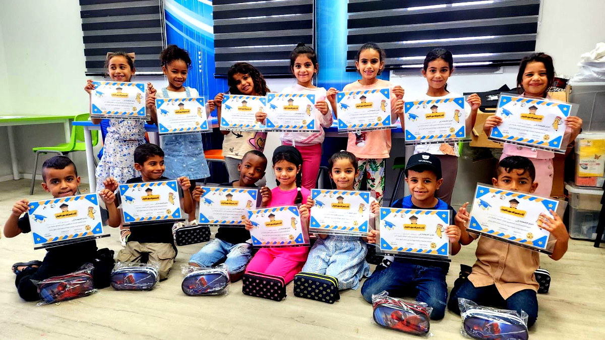 اختتام الدورة التحضيرية للصف الأول الثانية على التوالي في المركز الجماهيري شقيب السلام