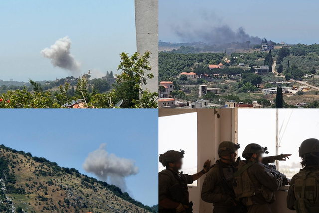 قصفٌ إسرائيليٌ عنيف يستهدف الأراضي الجنوبية للبنان واحتدام المواجهات في مناطق القطاع كافة
