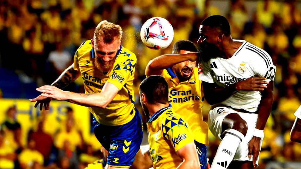 لاس بالماس يفرض التعادل على ريال مدريد في الليجا