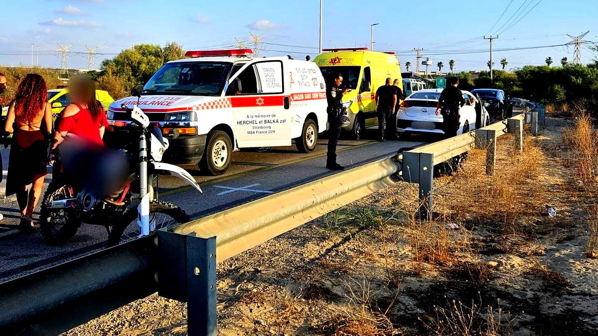 اصابة شاب (24 عامًا) بجراح خطيرة اثر حادث طرق قرب قيسارية