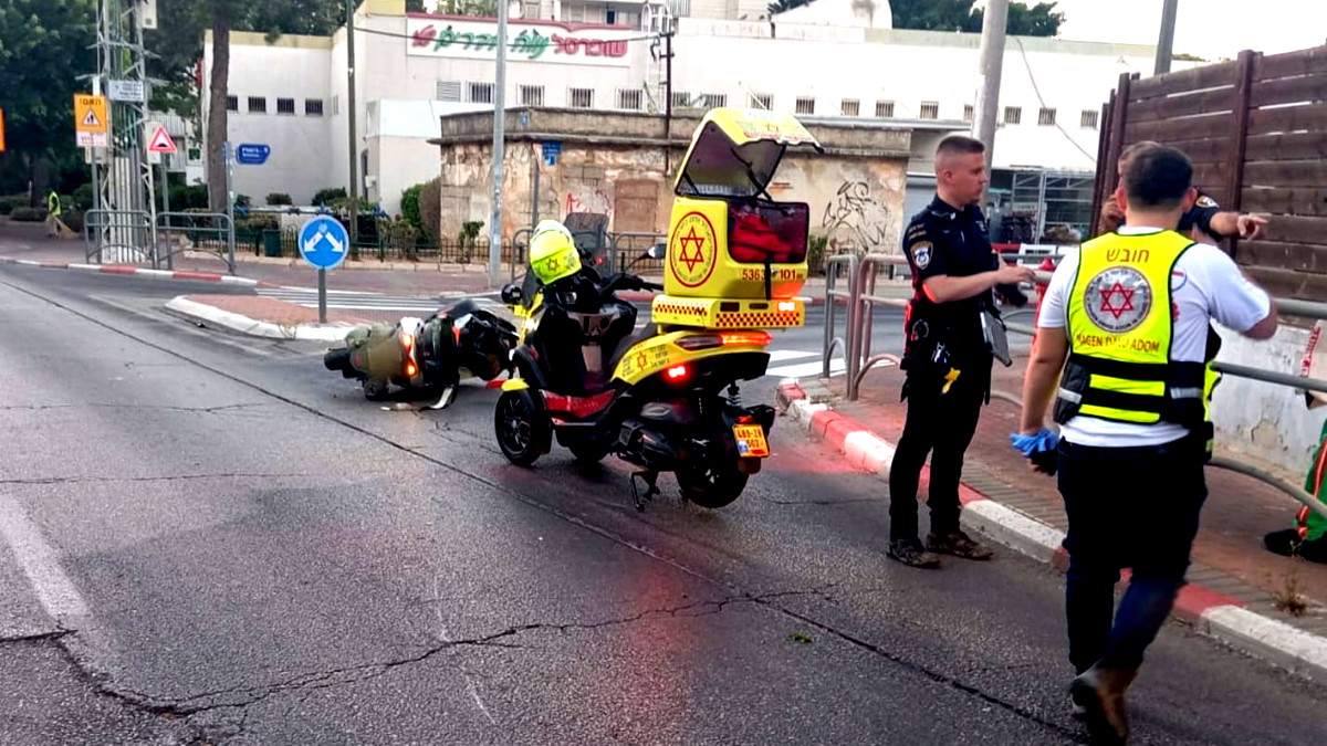 إصابة شاب (30 عامًا) بجروح خطيرة جرّاء حادث سير في ريشون ليتسيون 