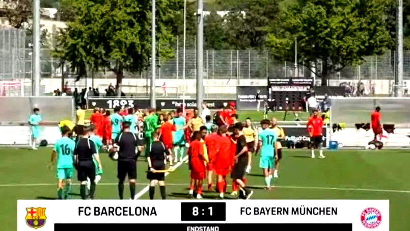 ثأر تاريخي.. ناشئو برشلونة يكتسحون بايرن ميونيخ 8-1