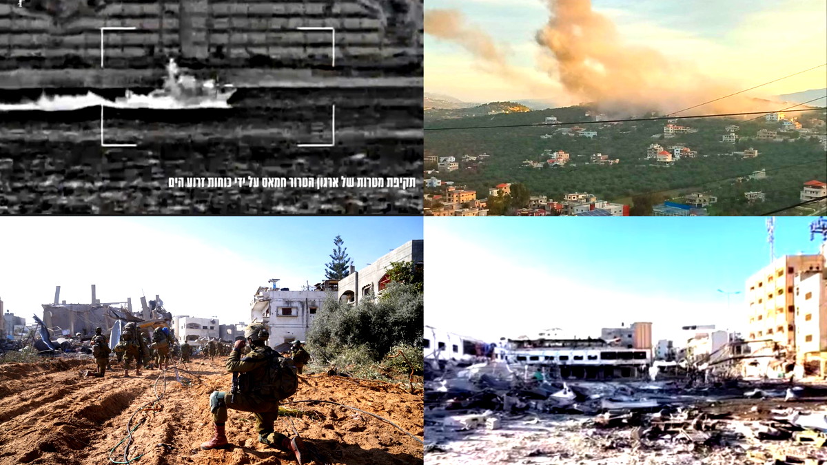 الحرب في يومها الـ338| احتدام المواجهات في مناطق القطاع وإطلاق صلية صاروخية باتجاه بلدات الشمال