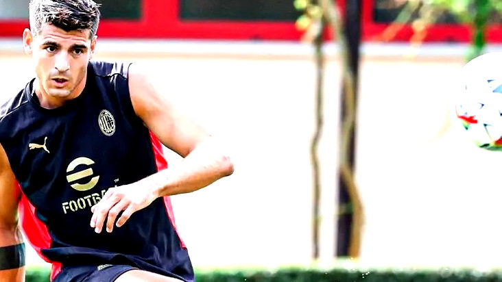 موراتا يعود لتدريبات ميلان قبل مواجهتي ليفربول وإنتر