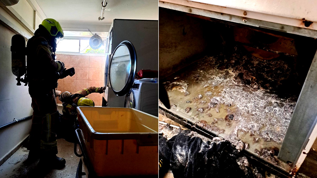 نشوب حريق في دار المسنين بسبب نشافة غسيل بحيفا... وطواقم الإطفاء والإنقاذ تسيطر عليه 