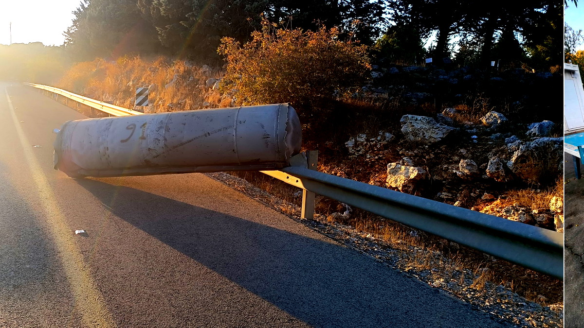 الشرطة: سقوط شظايا من الصاروخ على شارع 375 بالقرب من تسور هداسا... ولا يوجد إصابات 