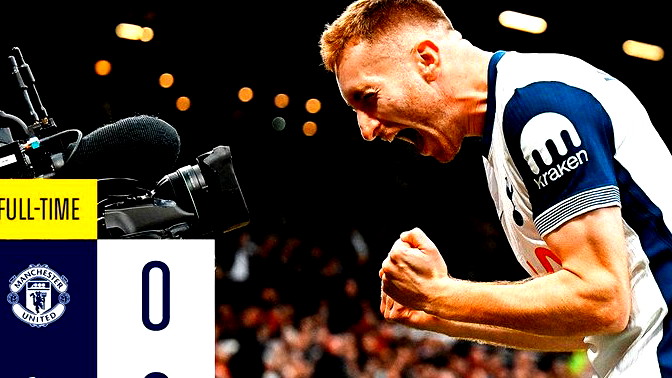 توتنهام هوتسبير يفوز بثلاثية نظيفة أمام مانشستر يونايتد